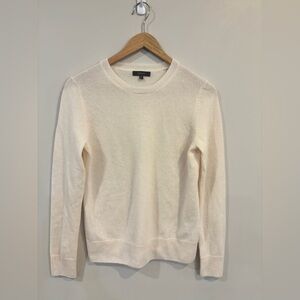 NWOT Quince Cashmere Crew Cream Offwhite XS
